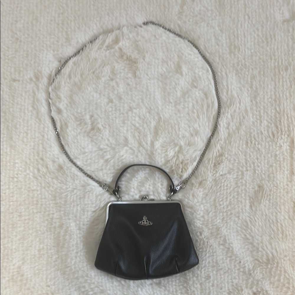 Vivienne Westwood Black Leather Handbag